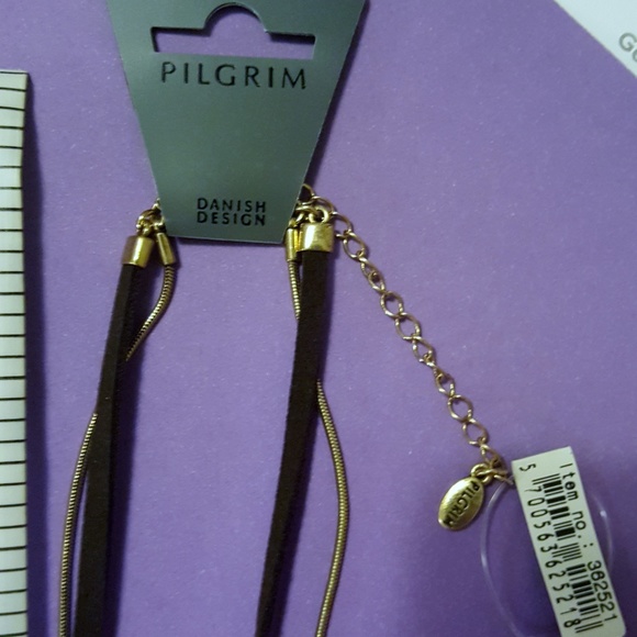 Pilgrim lariat sytle bold statement necklace - Picture 2 of 3